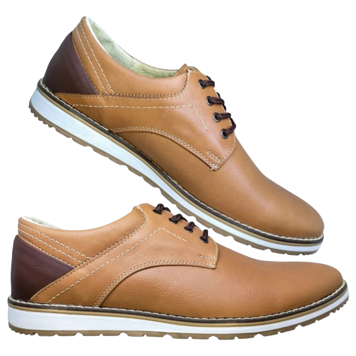 Foto 4 pulgar | Zapatos Para Hombre En Piel Vacuno Casuales Y Comodos 6tr