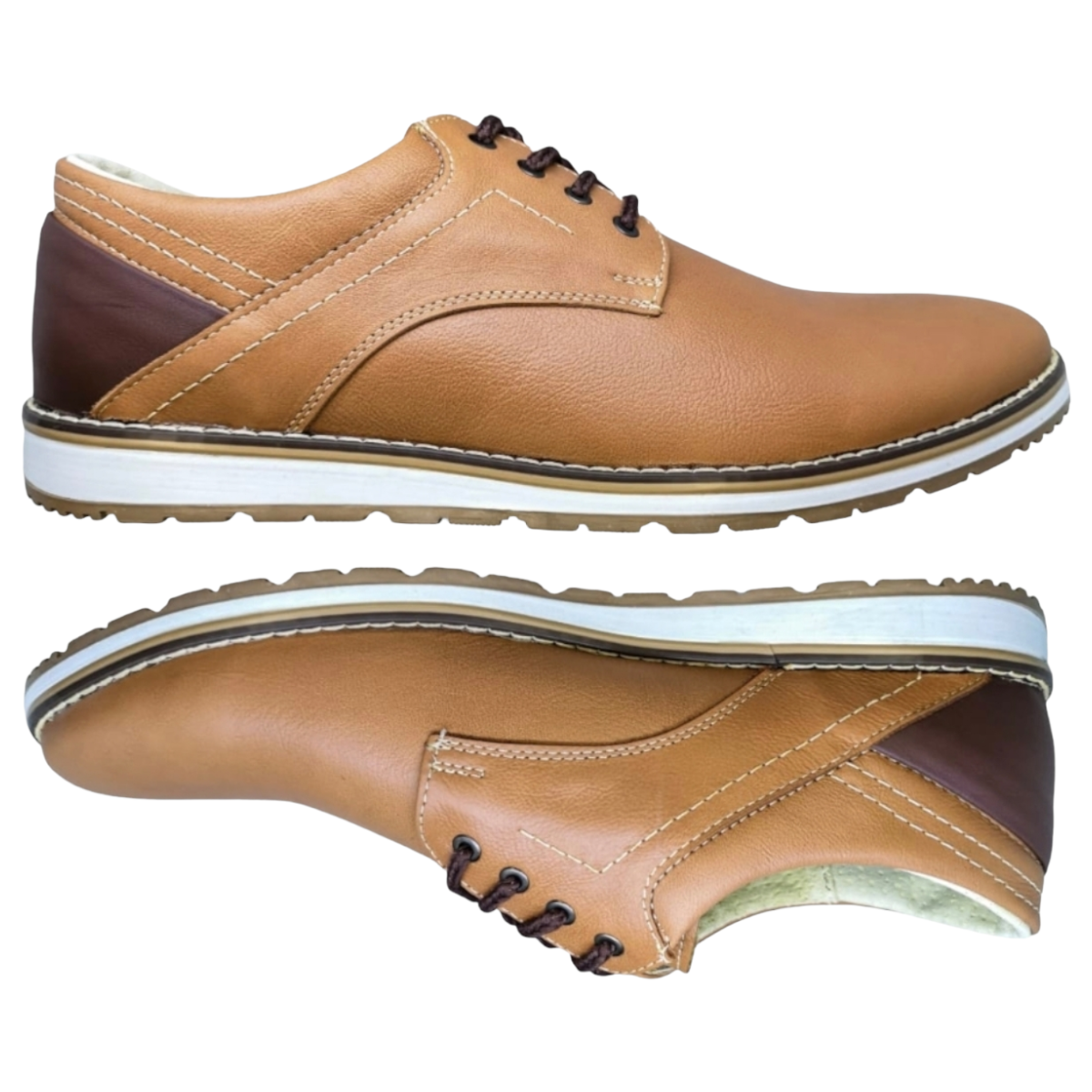 Foto 6 | Zapatos Para Hombre En Piel Vacuno Casuales Y Comodos 6tr