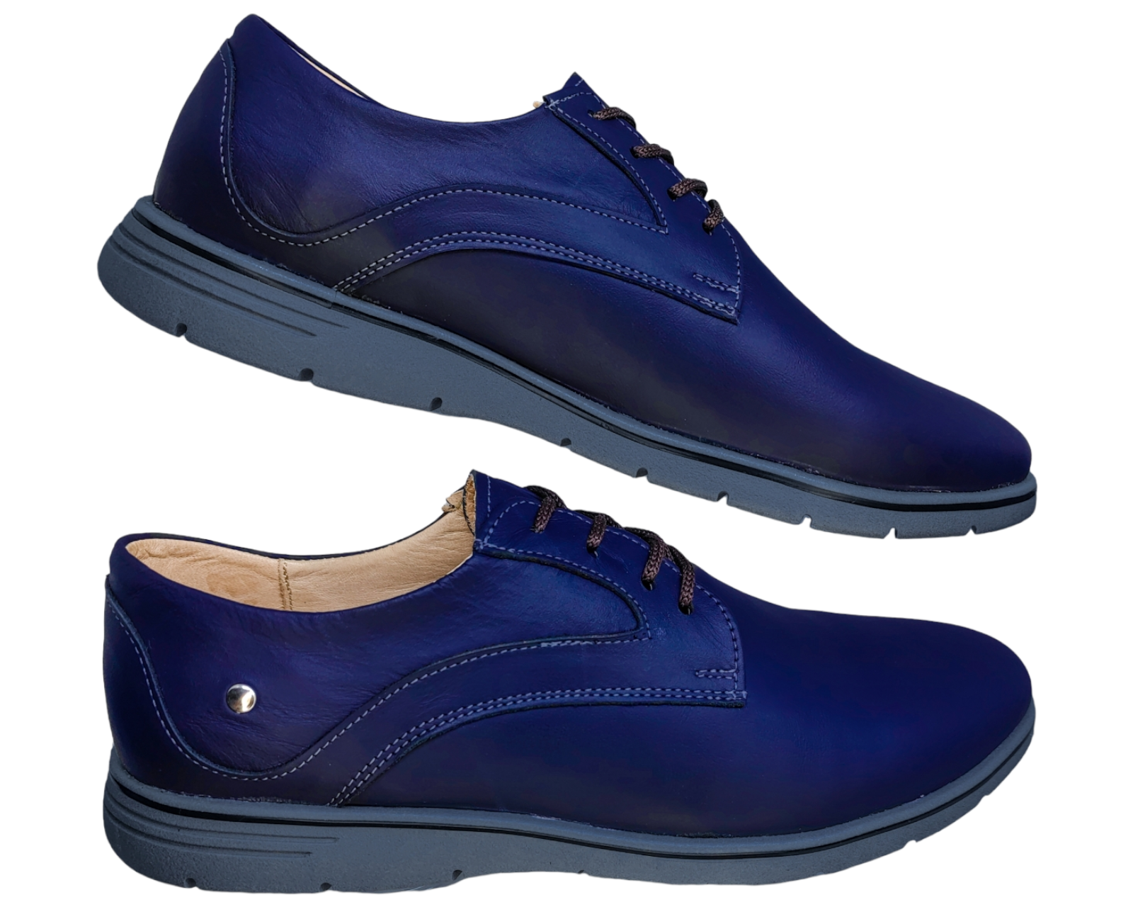 Foto 4 pulgar | Zapatos Para Hombre En Piel Vacuno Casuales Y Comodos 6rg