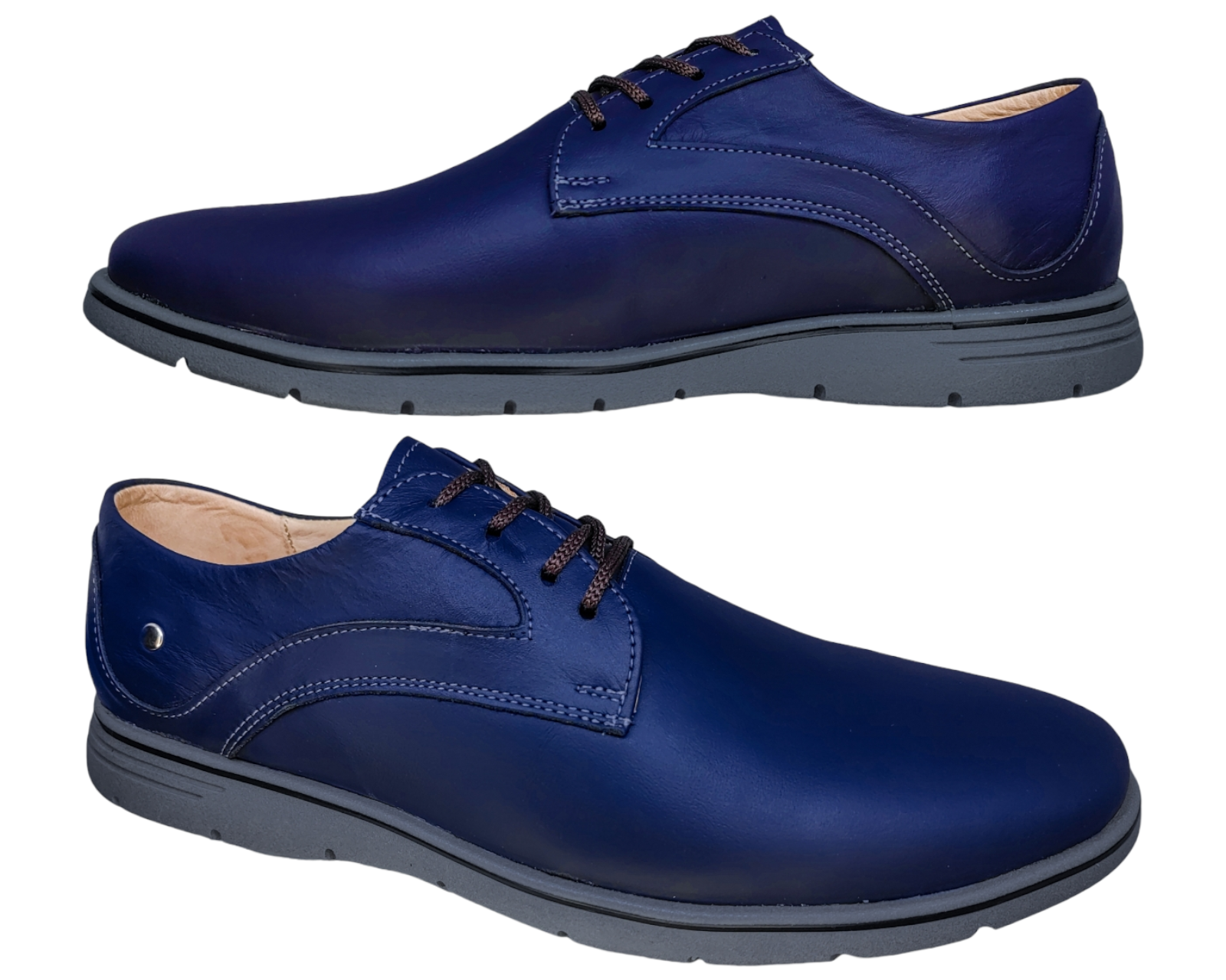 Foto 6 pulgar | Zapatos Para Hombre En Piel Vacuno Casuales Y Comodos 6rg