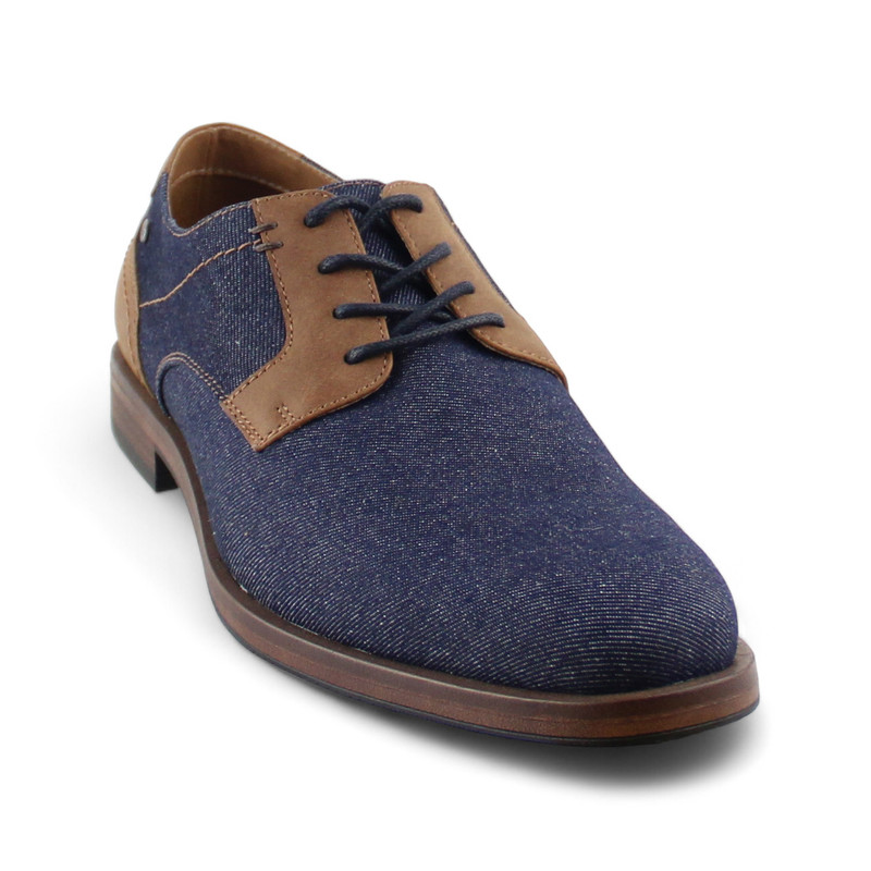 Zapato Casual Para Hombre Lob Footwear Textile Azul 57704542