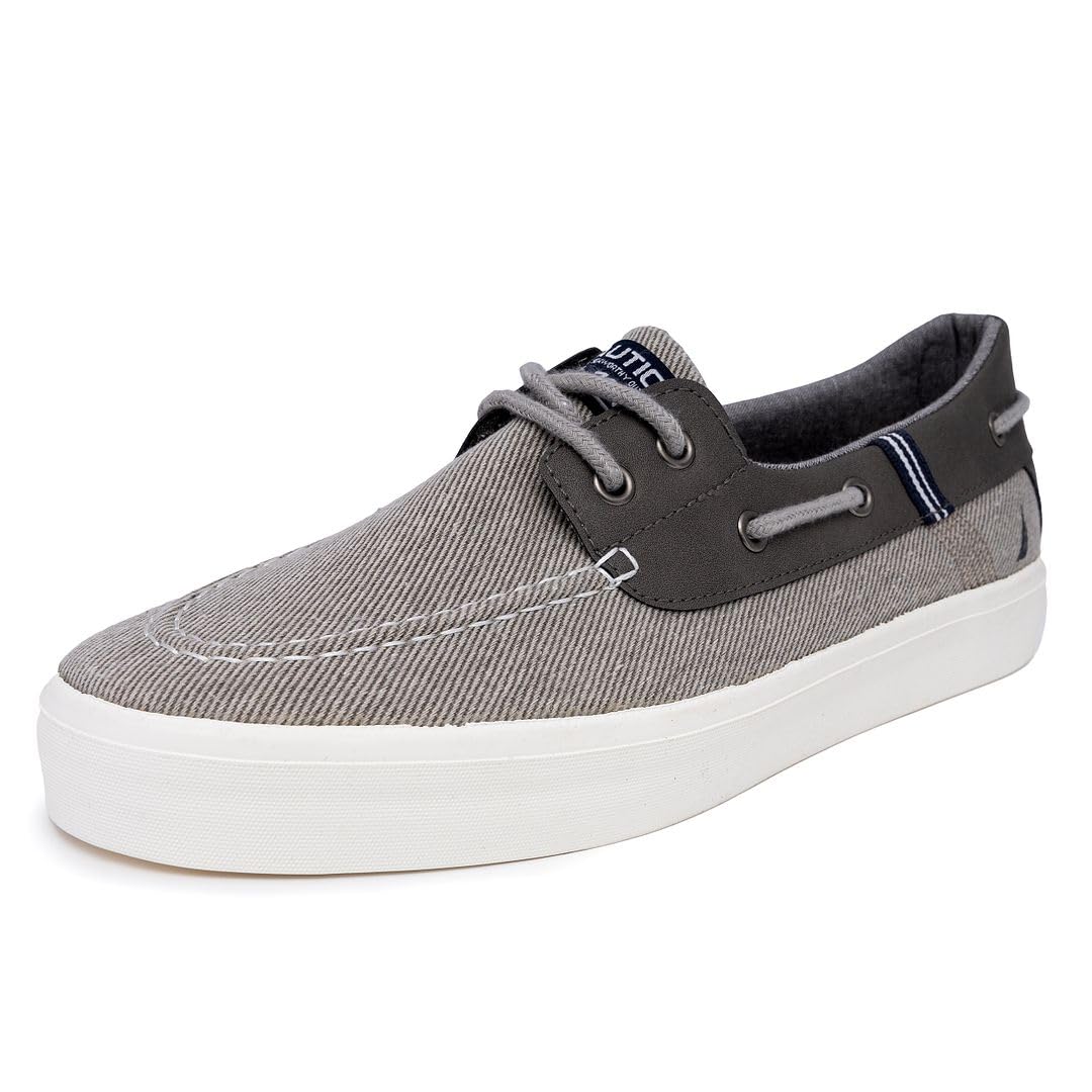 Zapatilla Deportiva Shoe Nautica Malad, Gris, Con Cordones, Con Cordones, Para Hombre, 10 - Venta Internacional.