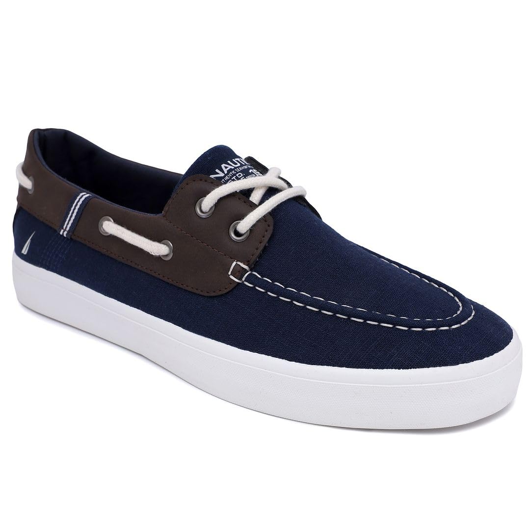 Foto 2 pulgar | Zapatillas Nautica Malad Boat A La Moda Con Cordones Para Hombre, Azul Marino 13 - Venta Internacional.