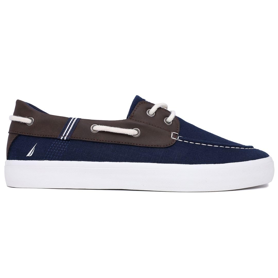 Foto 2 | Zapatillas Nautica Malad Boat A La Moda Con Cordones Para Hombre, Azul Marino 13 - Venta Internacional.