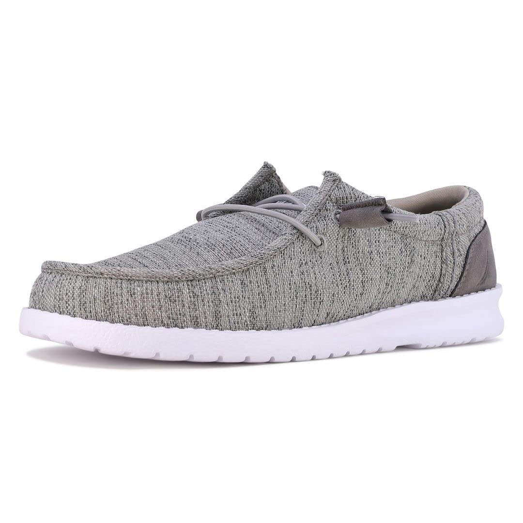 Foto 2 pulgar | Mocasines Nautica Comfort con Cordones Gris para Hombre - Venta Internacional