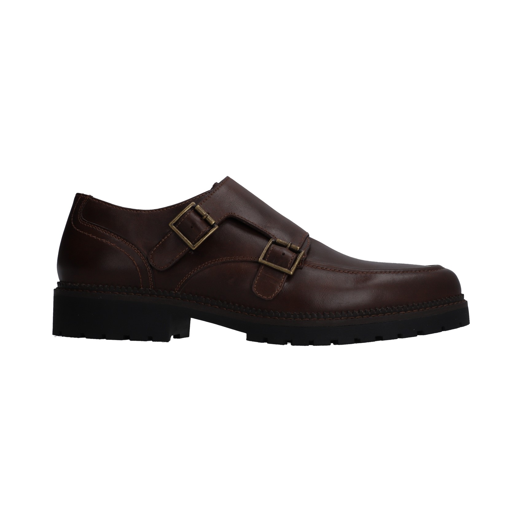 Foto 2 | Zapato Berlin Caballero Piel Café Monkstrap Casual