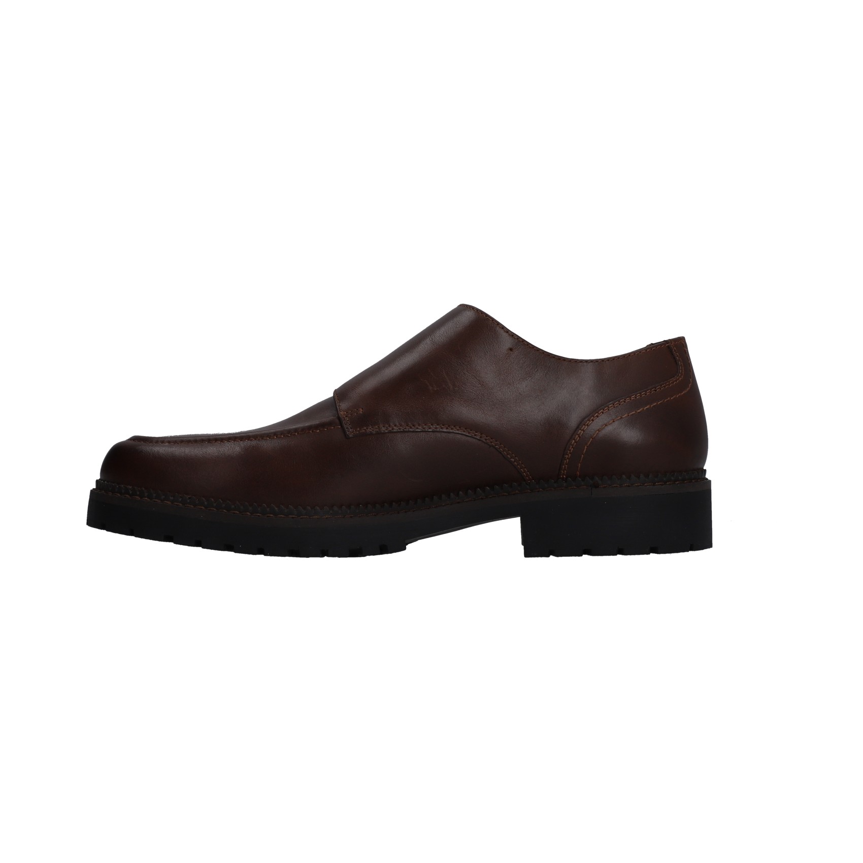 Foto 4 pulgar | Zapato Berlin Caballero Piel Café Monkstrap Casual