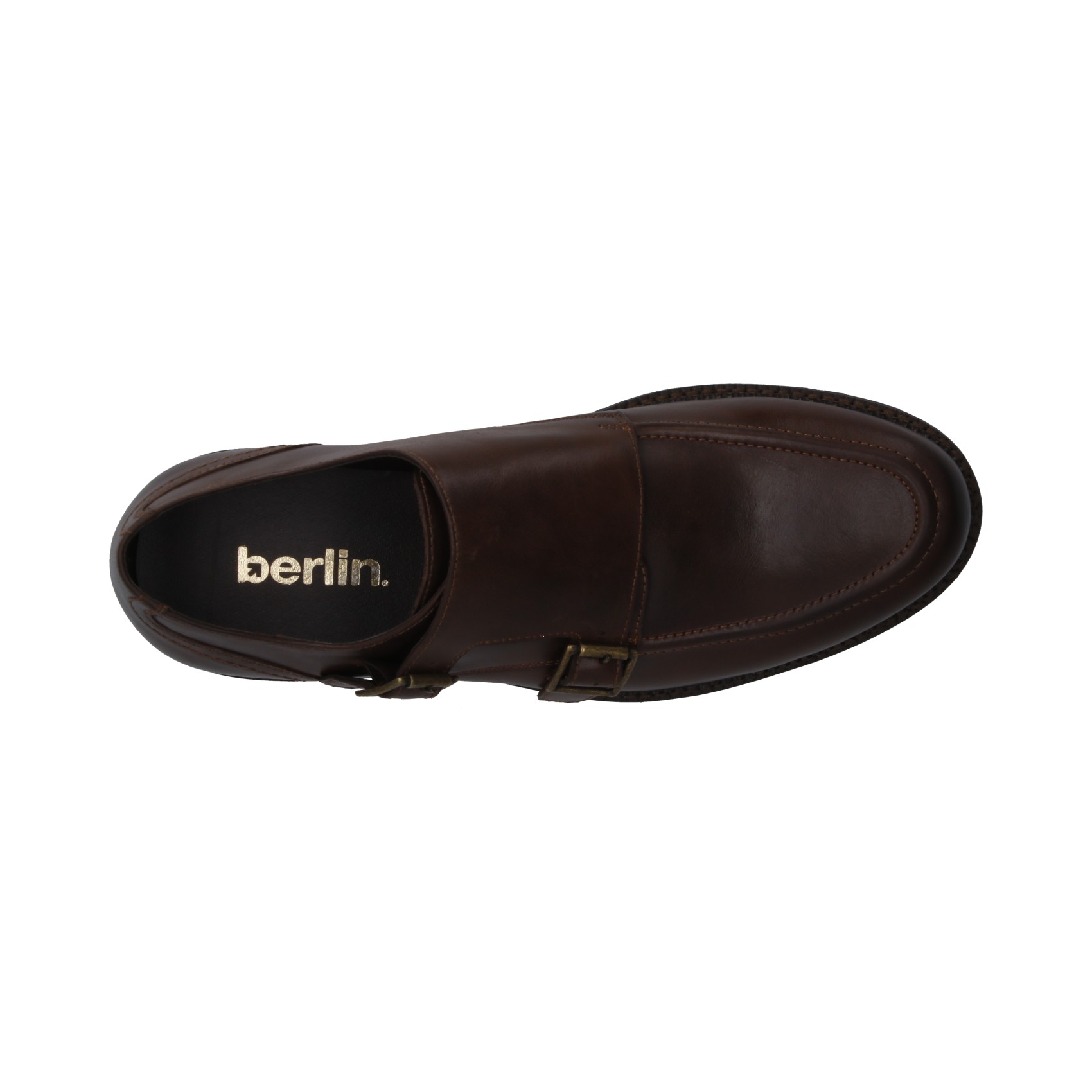 Foto 5 | Zapato Berlin Caballero Piel Café Monkstrap Casual