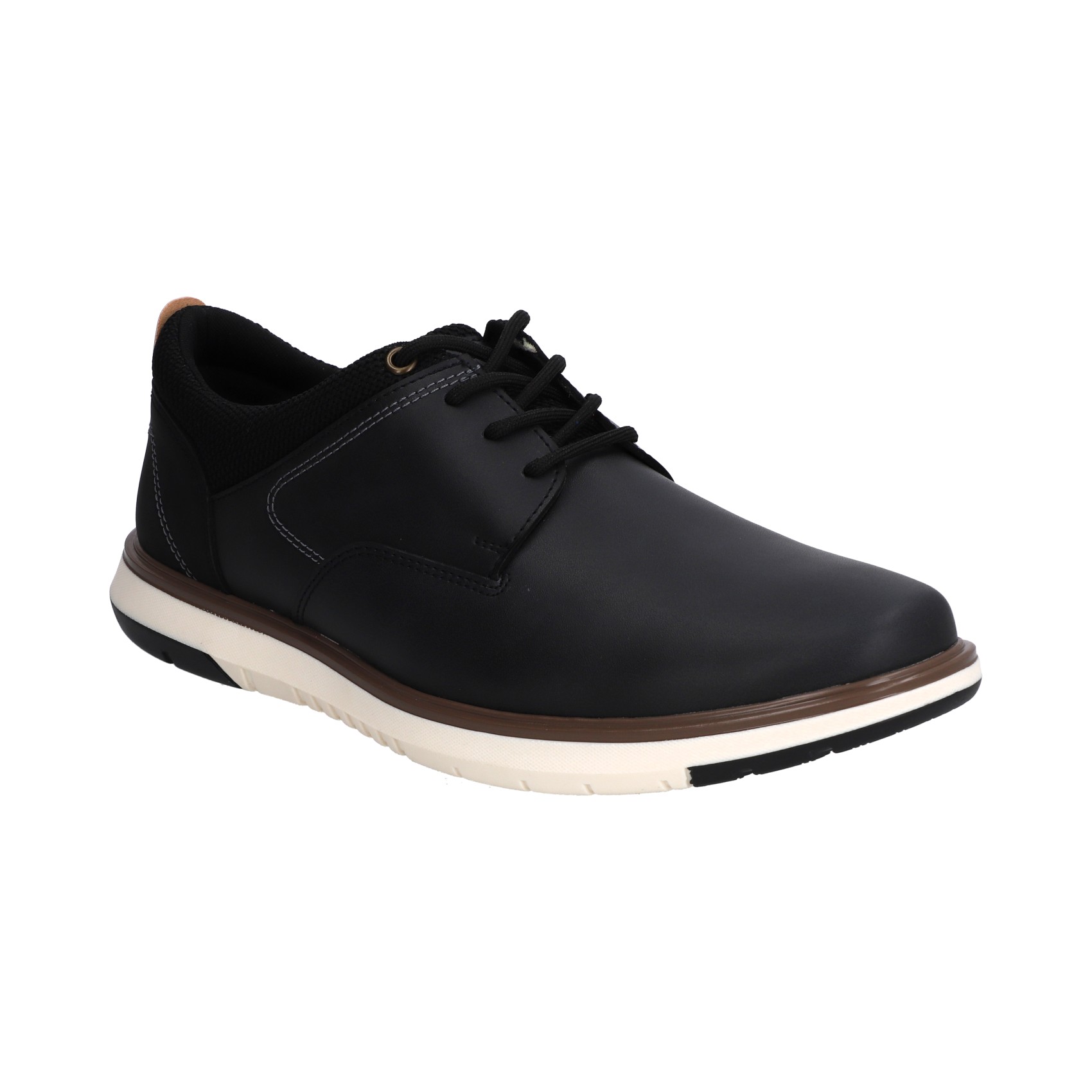 Zapato Berlin Caballero Casual Negro De Agujetas