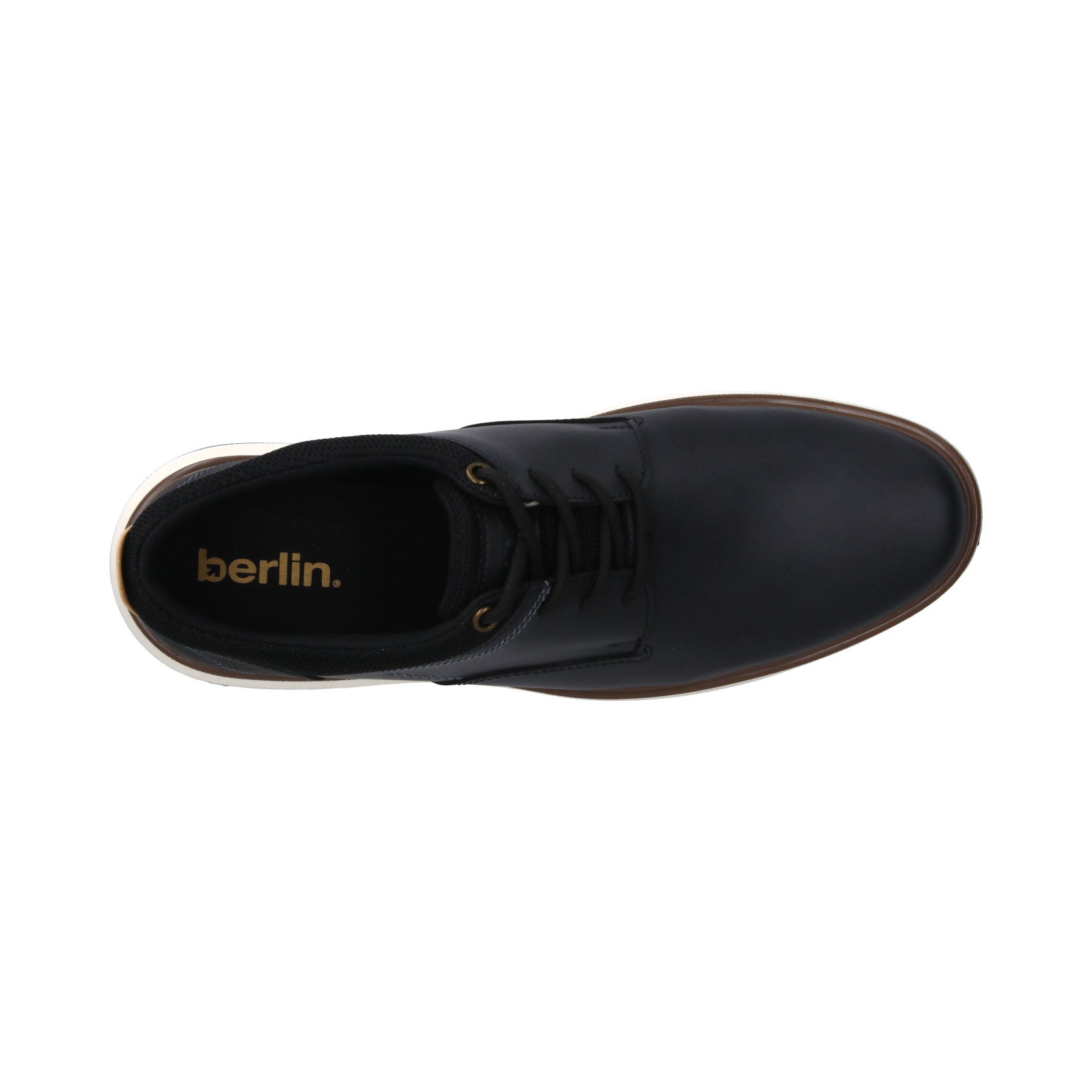 Foto 5 | Zapato Berlin Caballero Casual Negro De Agujetas