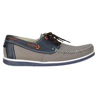 Foto 1 | Calzado Para Caballero Gris Piel Marino Piel Latino Estilo 510 #29 Nueva Imagen