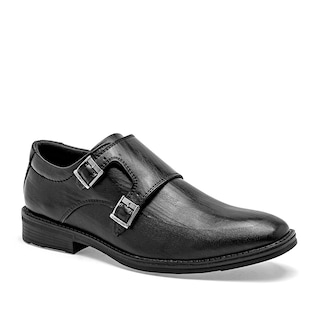 Foto 1 | Negro Total Zapato De Vestir Para Hombre Negro