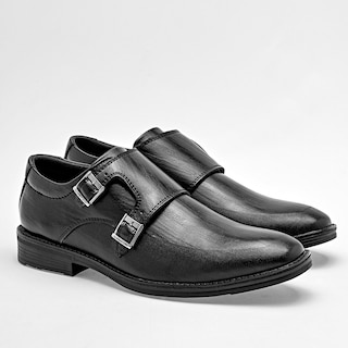 Foto 2 | Negro Total Zapato De Vestir Para Hombre Negro