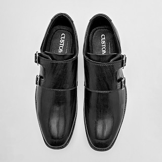 Foto 3 | Negro Total Zapato De Vestir Para Hombre Negro