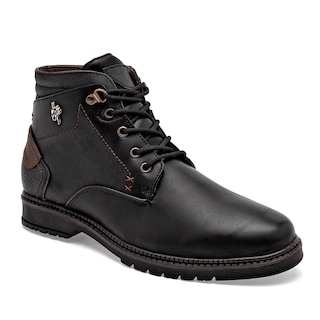 Foto 1 | American Polo Bota Para Hombre Negro