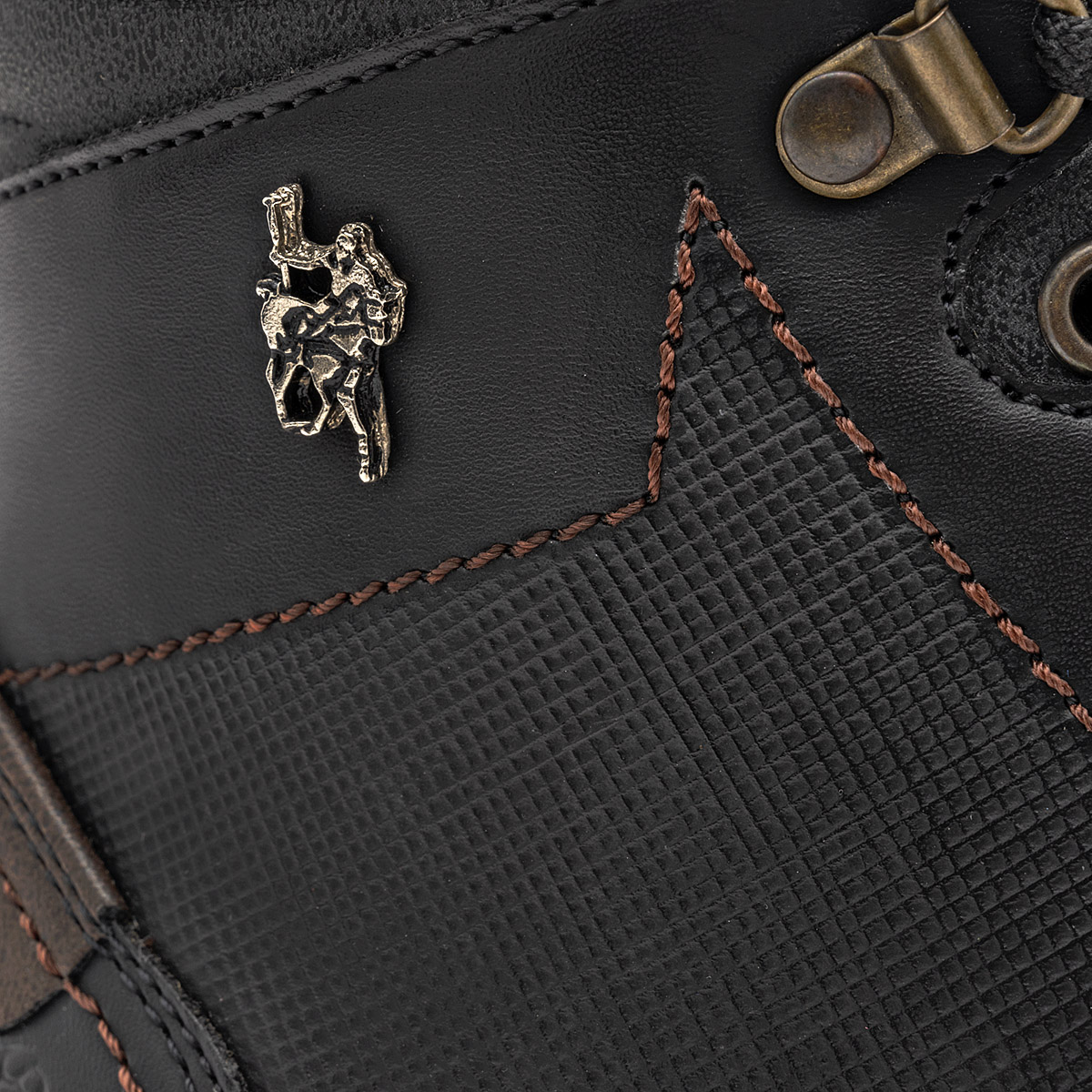 Foto 4 | American Polo Bota Para Hombre Negro