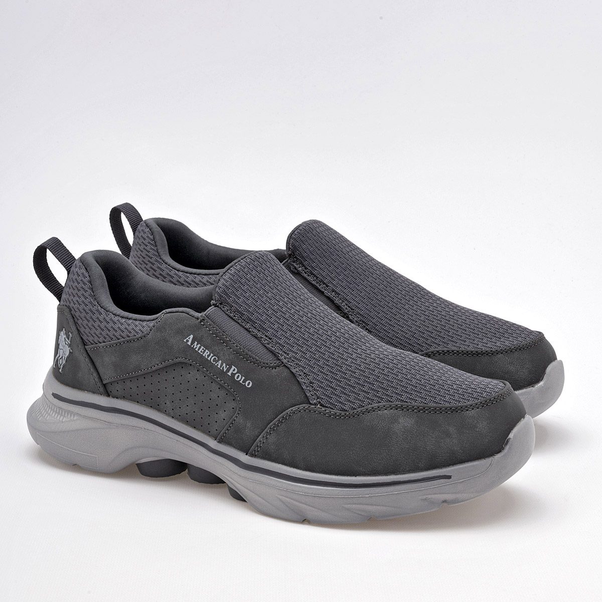 Foto 3 pulgar | American Polo Zapato Casual Para Hombre Gris, Importado