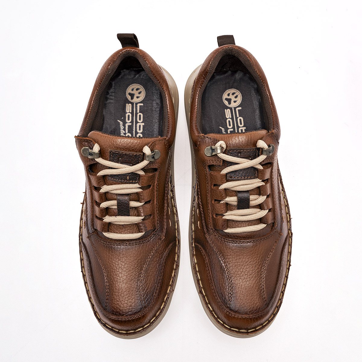 Foto 3 | Lobo Solo Zapato Casual Para Hombre Café