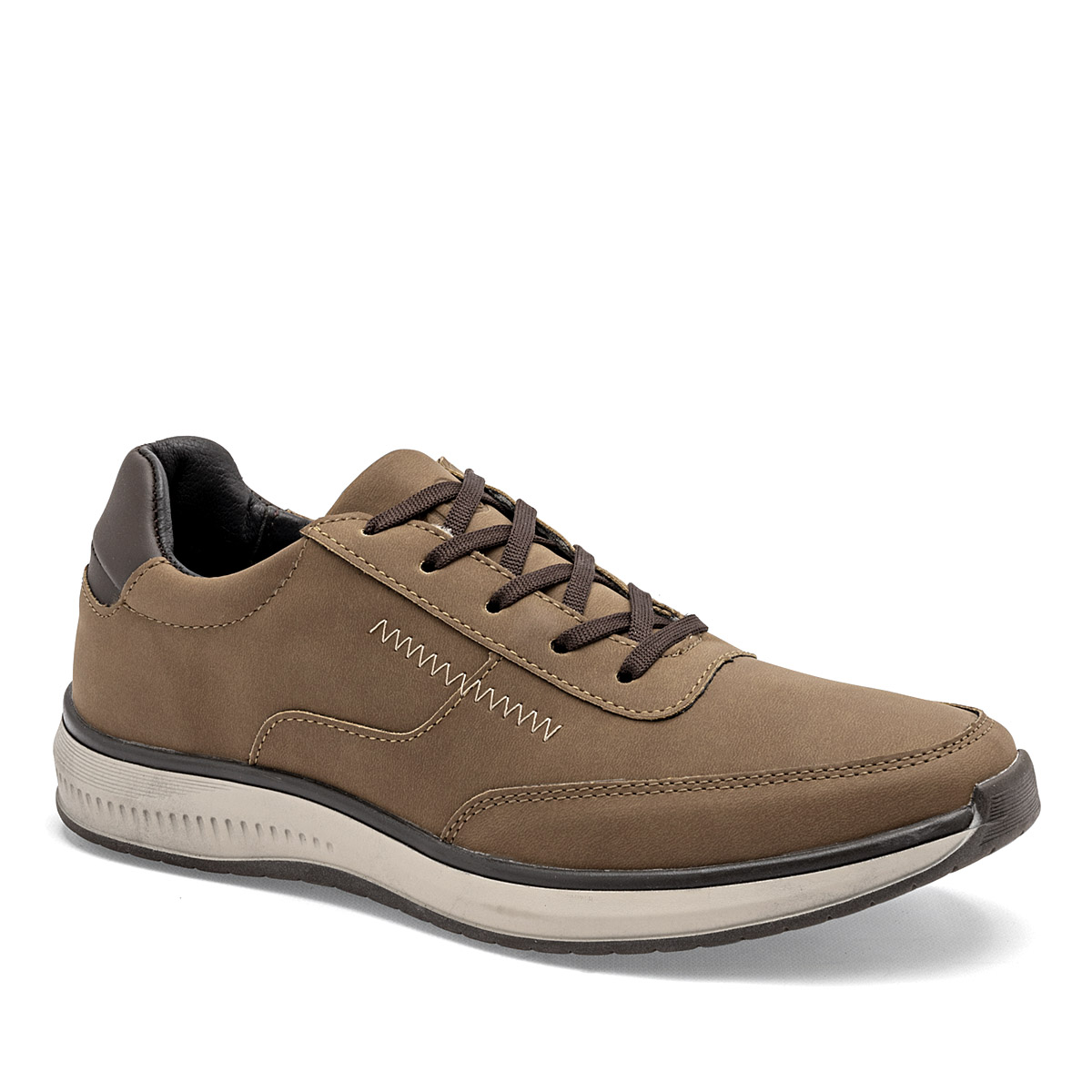 Moel Zapato Casual Para Hombre Camel Café