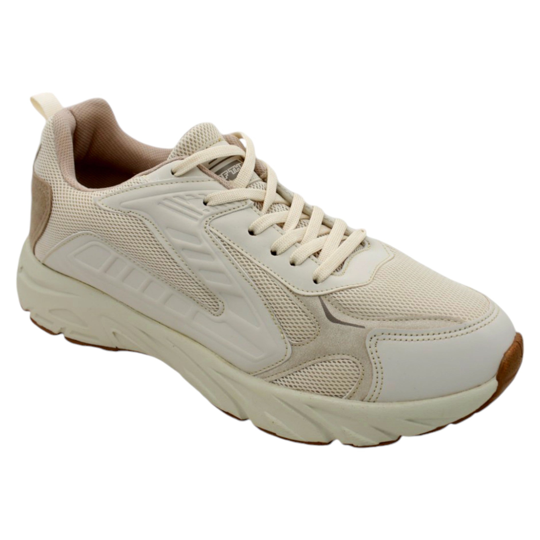 Foto 2 pulgar | Tenis Tipo Deportivo RBCOLLECTION Exterior Textil Beige para Hombre