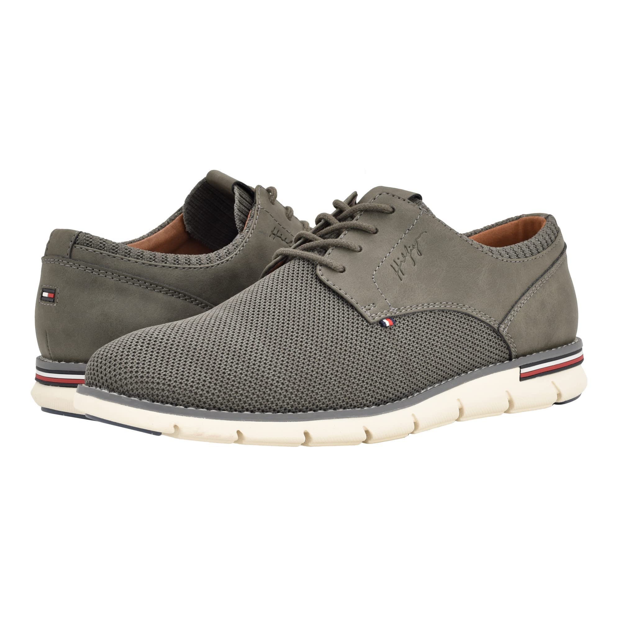 Foto 3 pulgar | Zapatos Tommy Hilfiger Winner Oxford Gris para Hombre - Venta Internacional