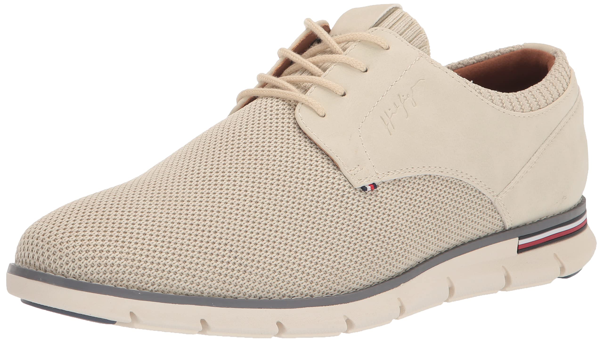 Foto 2 pulgar | Zapatos Tommy Hilfiger Winner Oxford Para Hombre, Color Natural Claro, 8.5us - Venta Internacional.