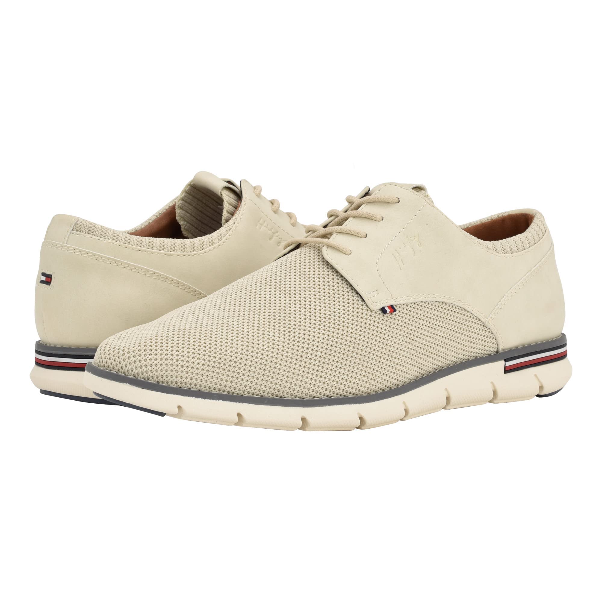 Foto 3 pulgar | Zapatos Tommy Hilfiger Winner Oxford Para Hombre, Color Natural Claro, 8.5us - Venta Internacional.
