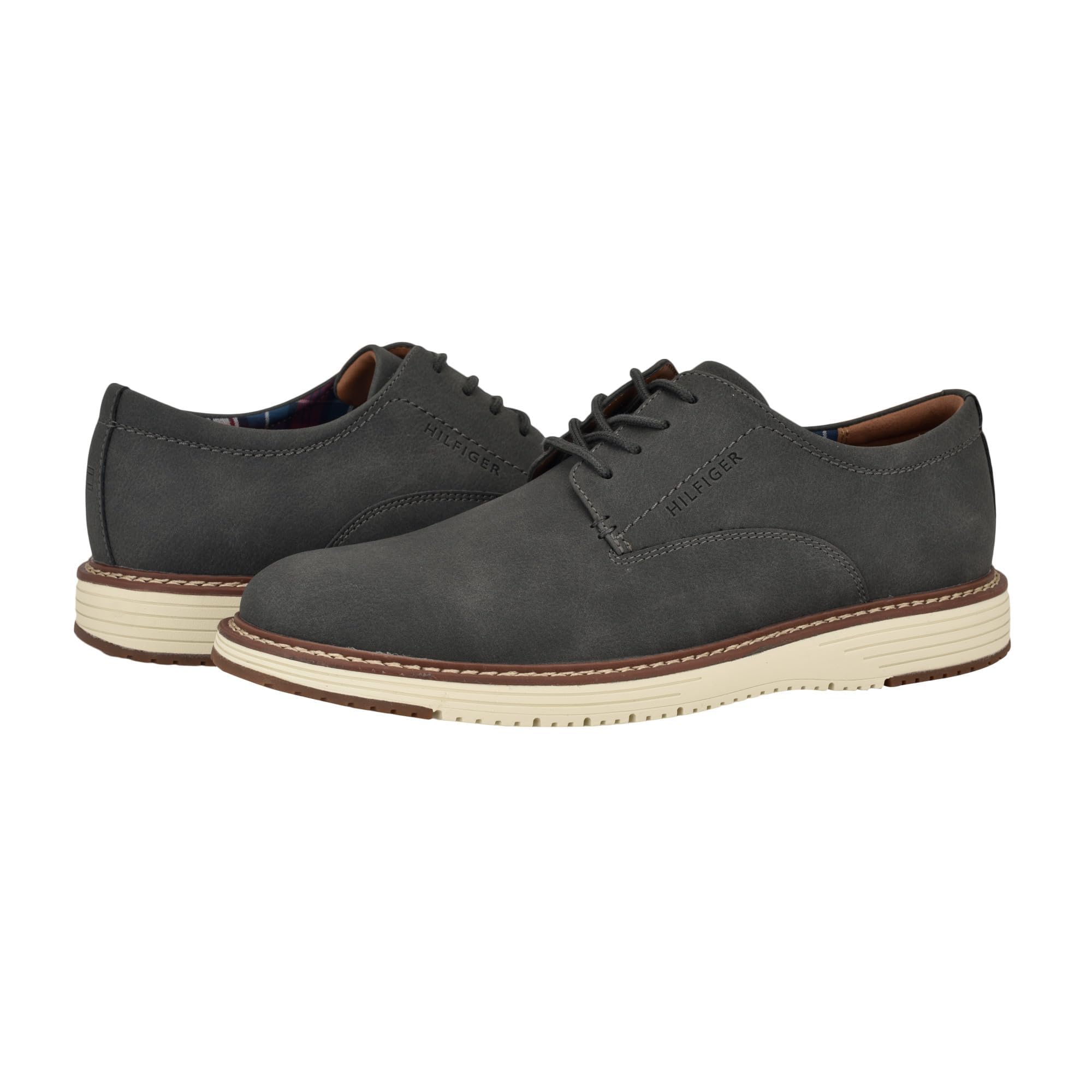 Foto 2 pulgar | Zapatos Tommy Hilfiger Hiday Oxford Gris Oscuro para Hombre - Venta Internacional