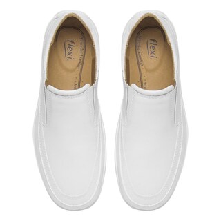 Foto 7 | Zapato Flexi de Servicio Blanco Cómodo para Hombre