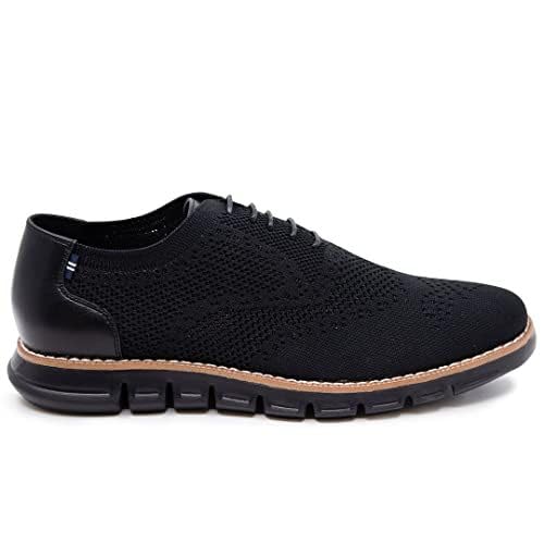 Foto 4 pulgar | Sneakers Nautica Wrenwood 3 Oxford Vestido De Punto Negro Para Hombre 13us - Venta Internacional.