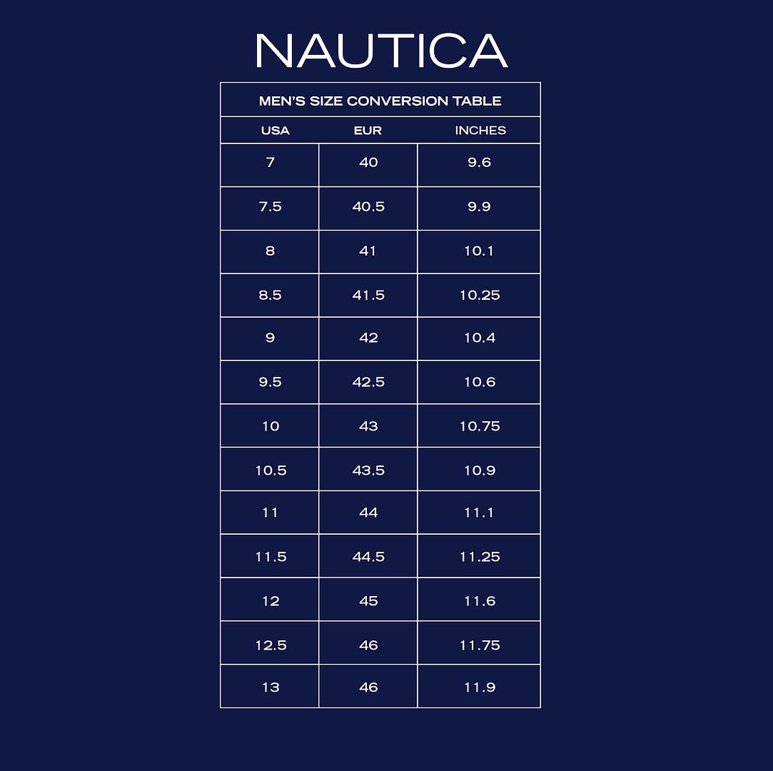 Foto 8 pulgar | Sneakers Nautica Wrenwood 3 Oxford Vestido De Punto Negro Para Hombre 13us - Venta Internacional.