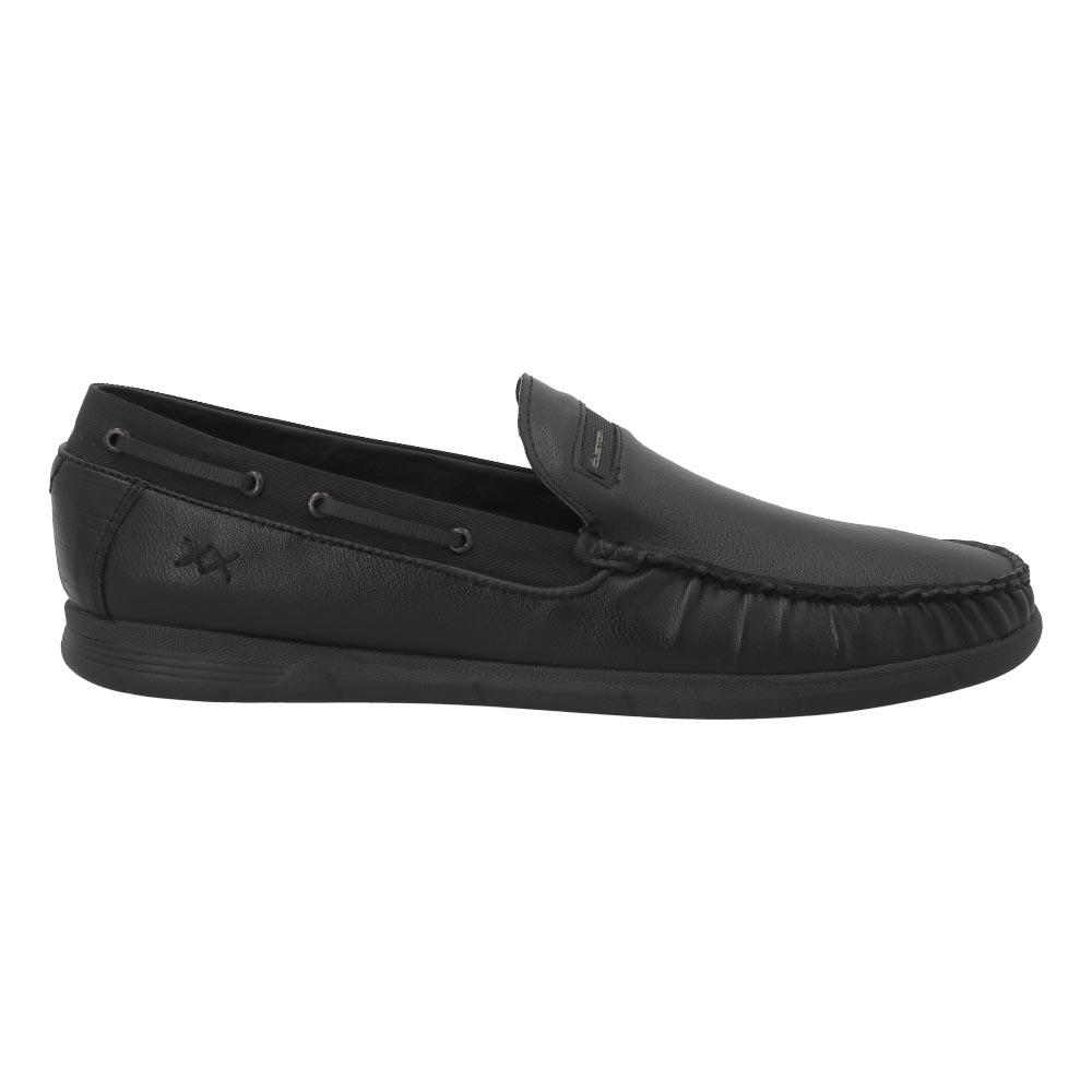 Mocasin Custom Style Hombre Casual Marinero Negro