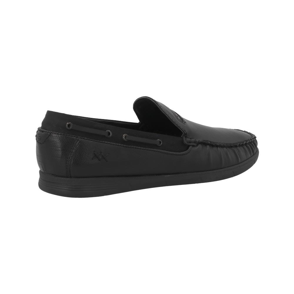 Foto 4 pulgar | Mocasin Custom Style Hombre Casual Marinero Negro