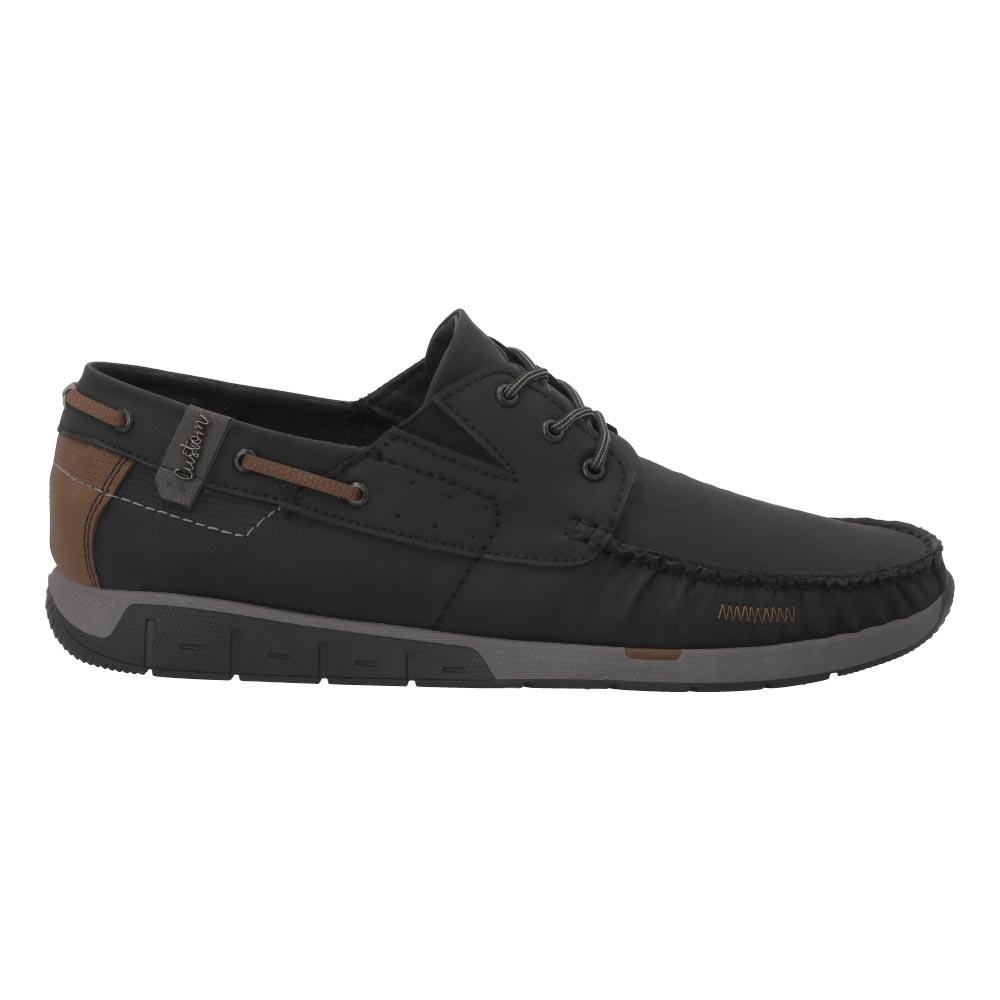 Foto 2 pulgar | Mocasin Custom Style Casual Negro para Hombre