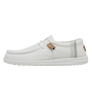 Foto 1 | Mocasines Hey Dude Wally Break Stitch, Color Blanco, Talla 13, Para Hombre - Venta Internacional.