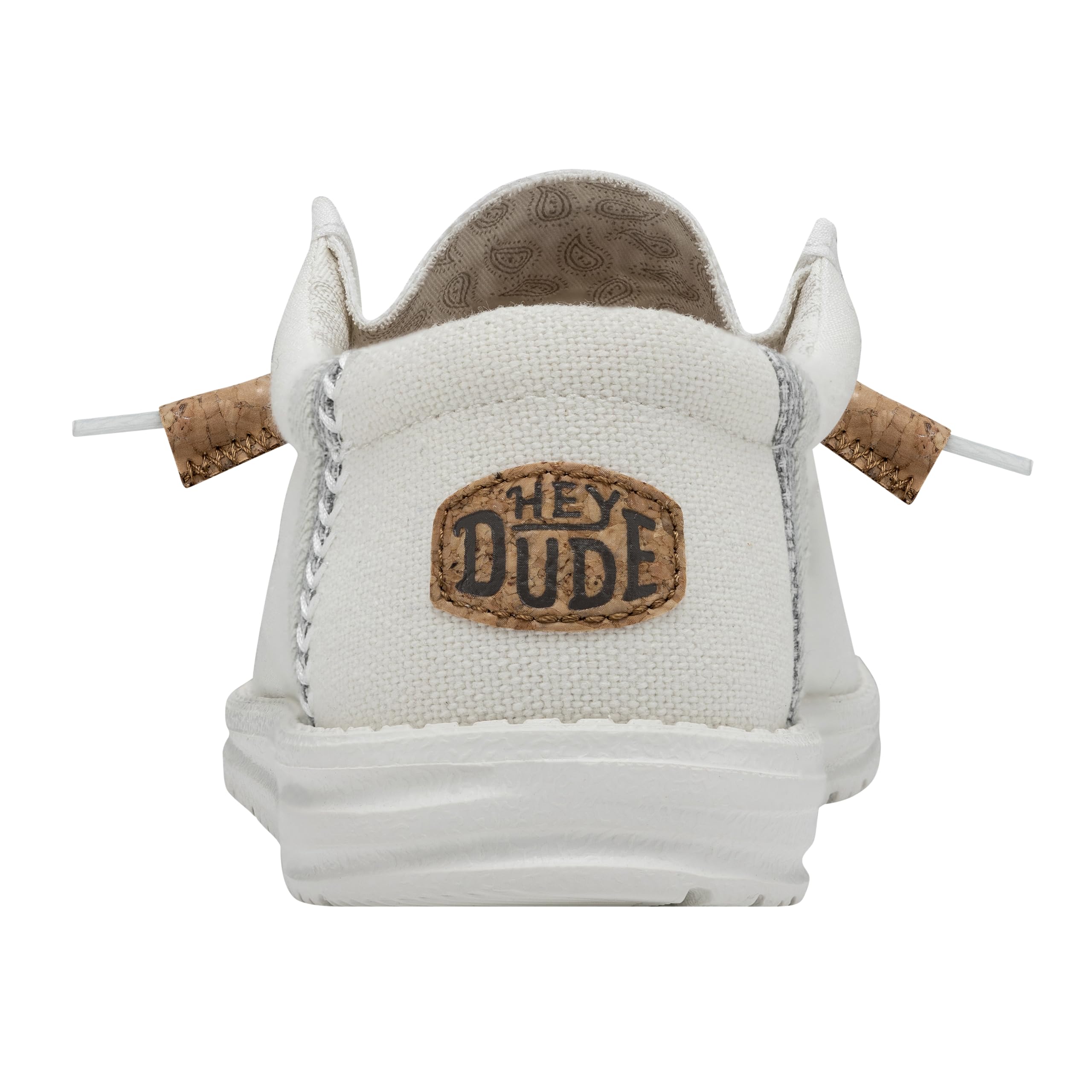 Foto 6 pulgar | Mocasines Hey Dude Wally Break Stitch, Color Blanco, Talla 13, Para Hombre - Venta Internacional.
