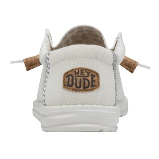 Foto 5 | Mocasines Hey Dude Wally Break Stitch, Color Blanco, Talla 13, Para Hombre - Venta Internacional.