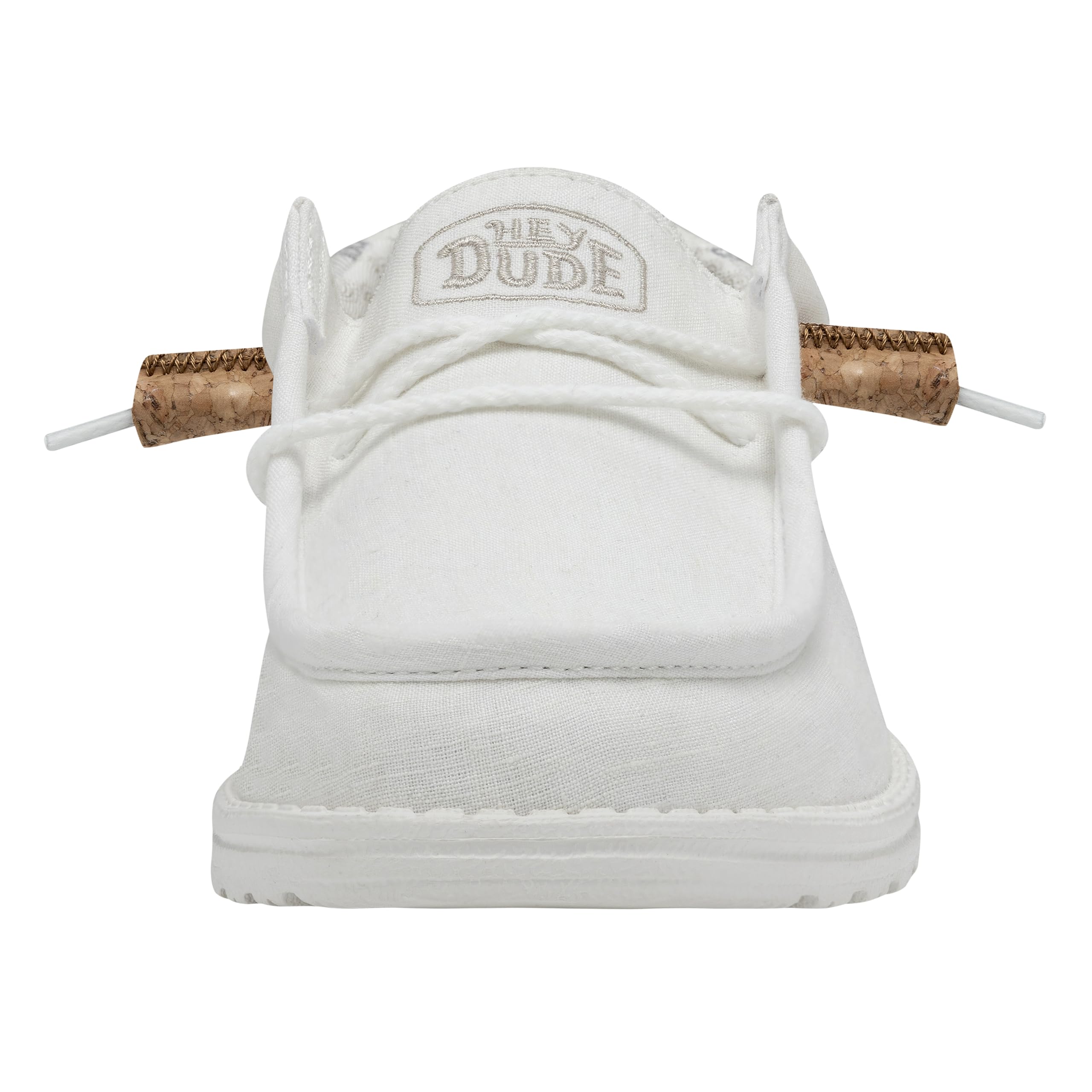 Foto 8 pulgar | Mocasines Hey Dude Wally Break Stitch, Color Blanco, Talla 13, Para Hombre - Venta Internacional.