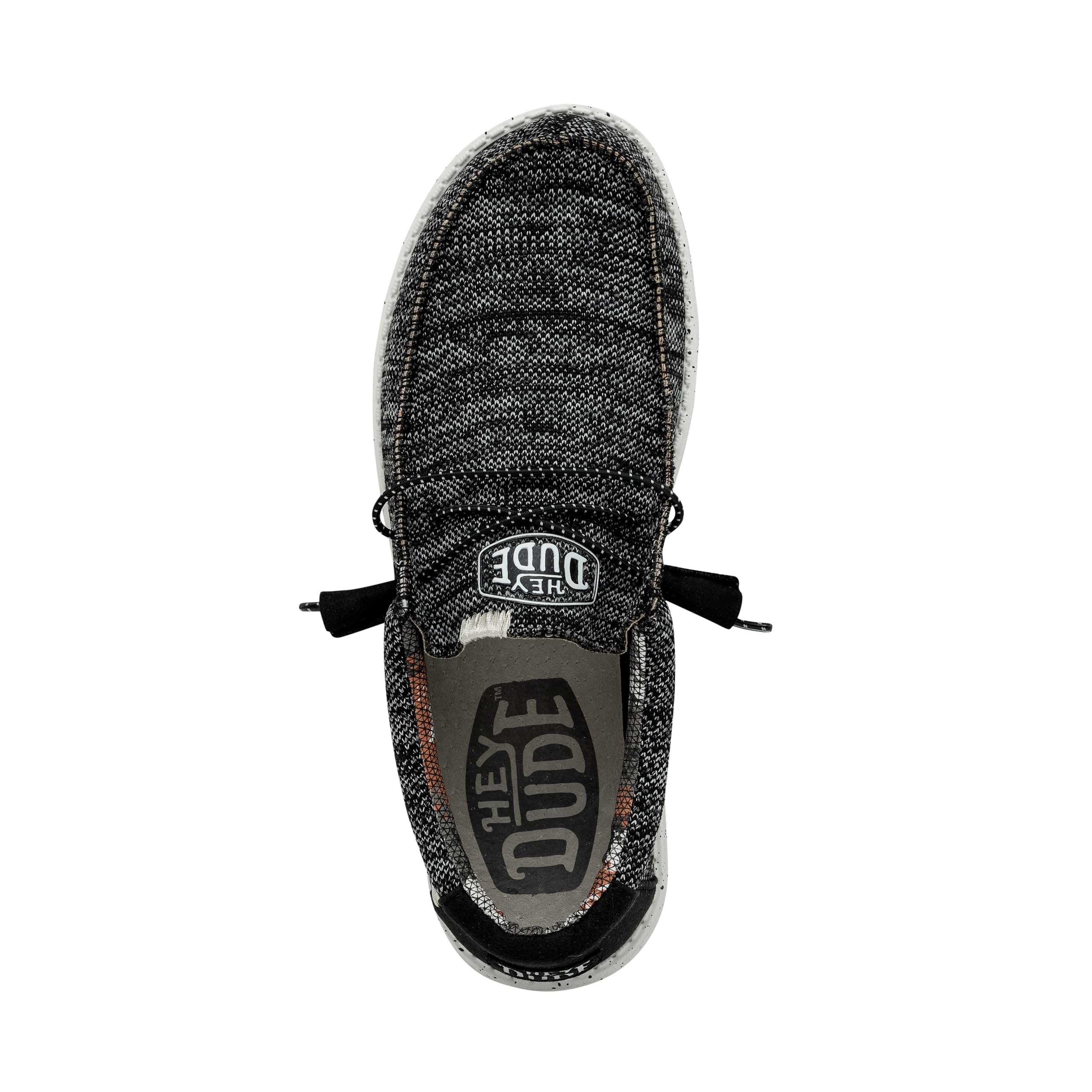 Foto 3 pulgar | Mocasines Hey Dude Wally Sox Stitch Para Hombre, Color Blanco Y Negro - Venta Internacional.