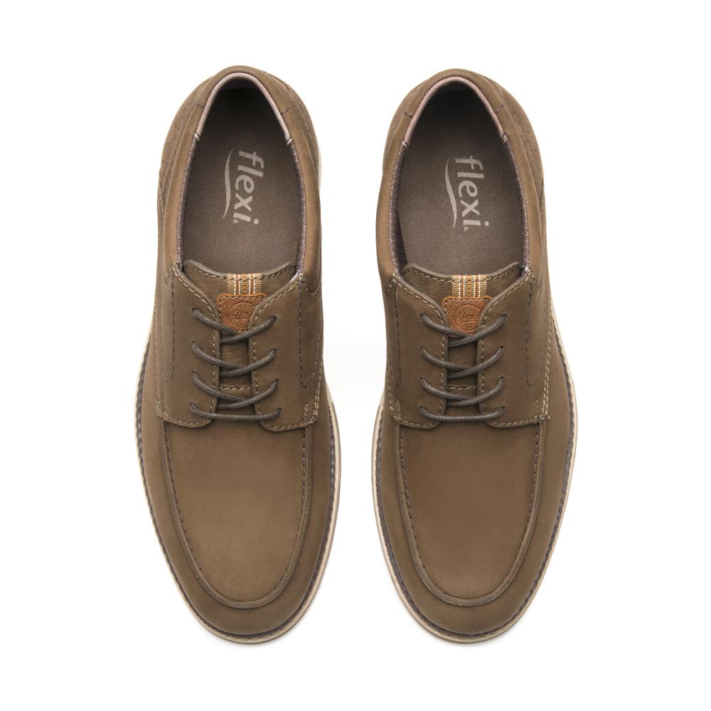Foto 8 pulgar | Zapato Casual Flexi Cafe Para Hombre [fff3803] Cafe