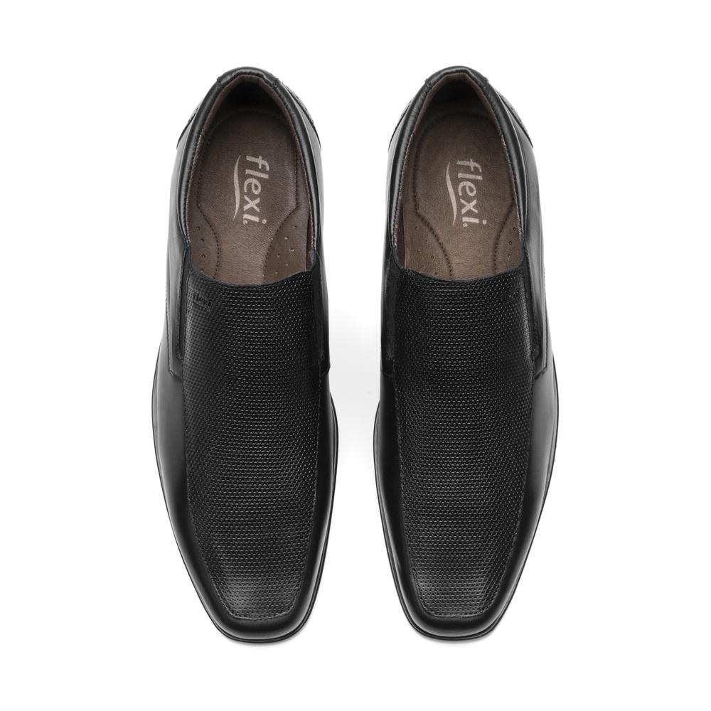 Foto 8 pulgar | Zapato De Vestir Flexi Negro Para Hombre [fff3783] Negro