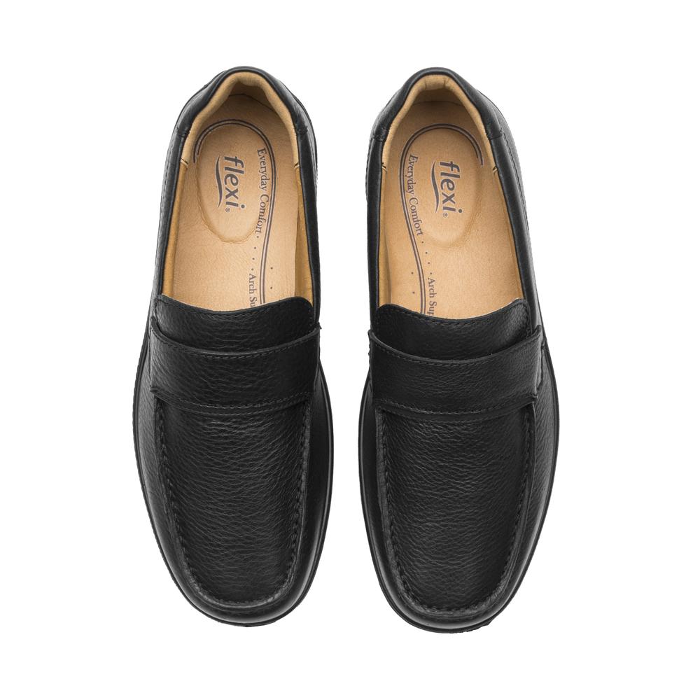 Foto 8 pulgar | Zapato Casual Flexi Negro Para Hombre [fff3790] Negro