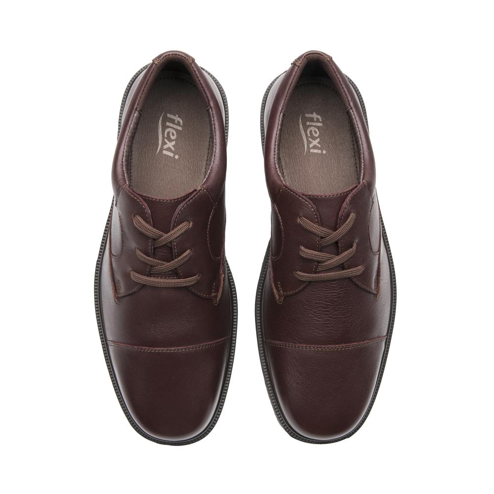 Foto 8 pulgar | Zapato Casual Flexi Vino Para Hombre [fff3800] Vino