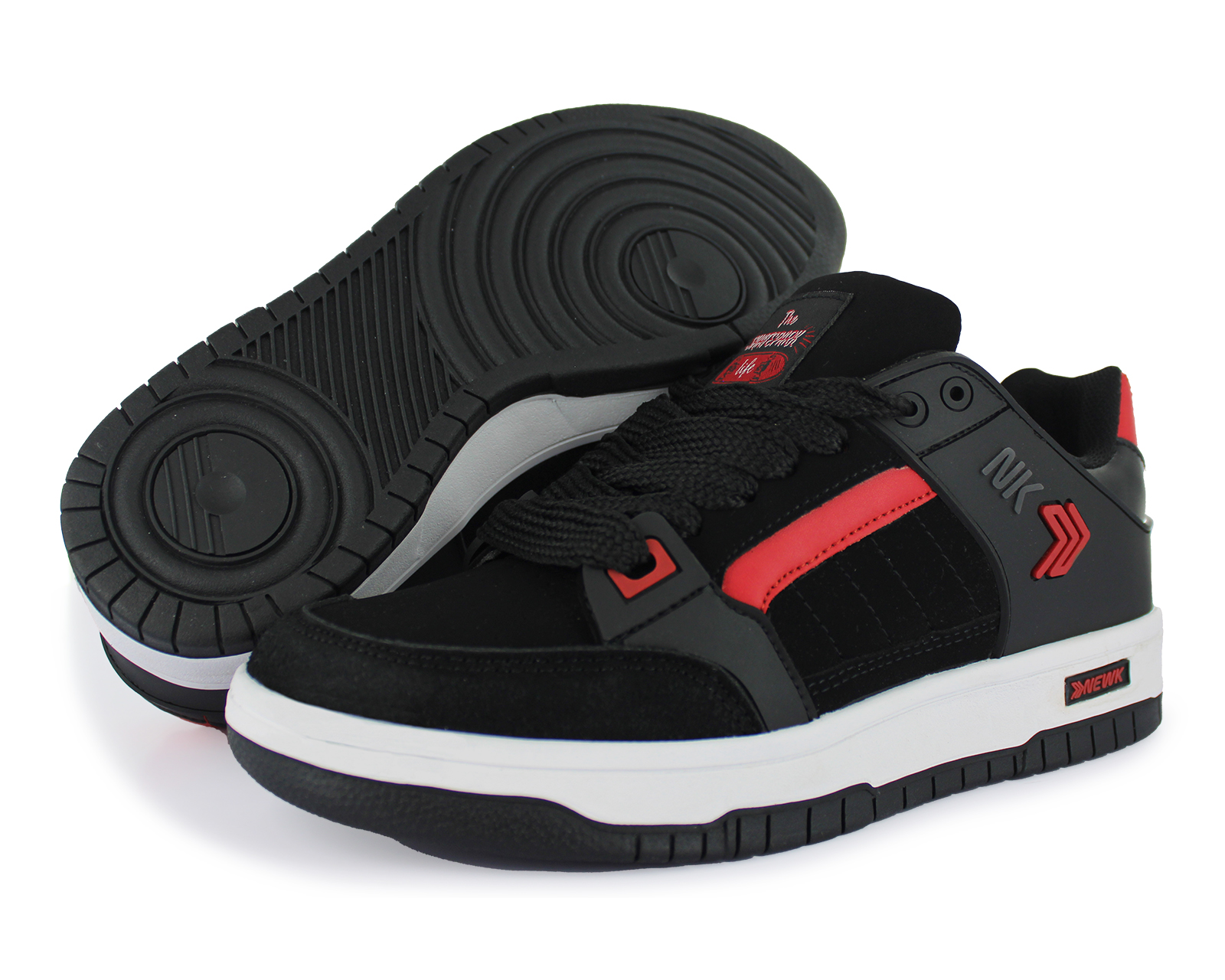 Foto 2 pulgar | Tenis Casual Negro Rojo Hombre Glodunk Newk