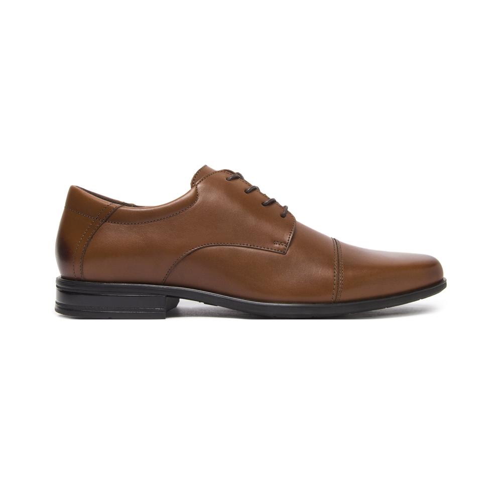 Zapato De Vestir Flexi Cafe Para Hombre [fff3714] Cafe