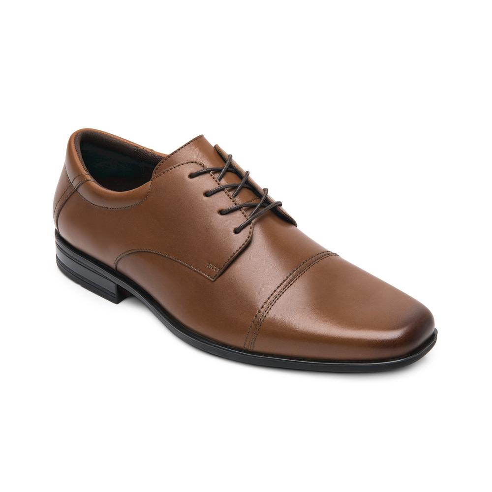 Foto 2 | Zapato De Vestir Flexi Cafe Para Hombre [fff3714] Cafe
