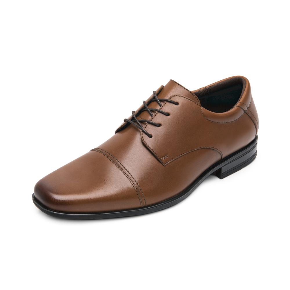 Foto 4 pulgar | Zapato De Vestir Flexi Cafe Para Hombre [fff3714] Cafe