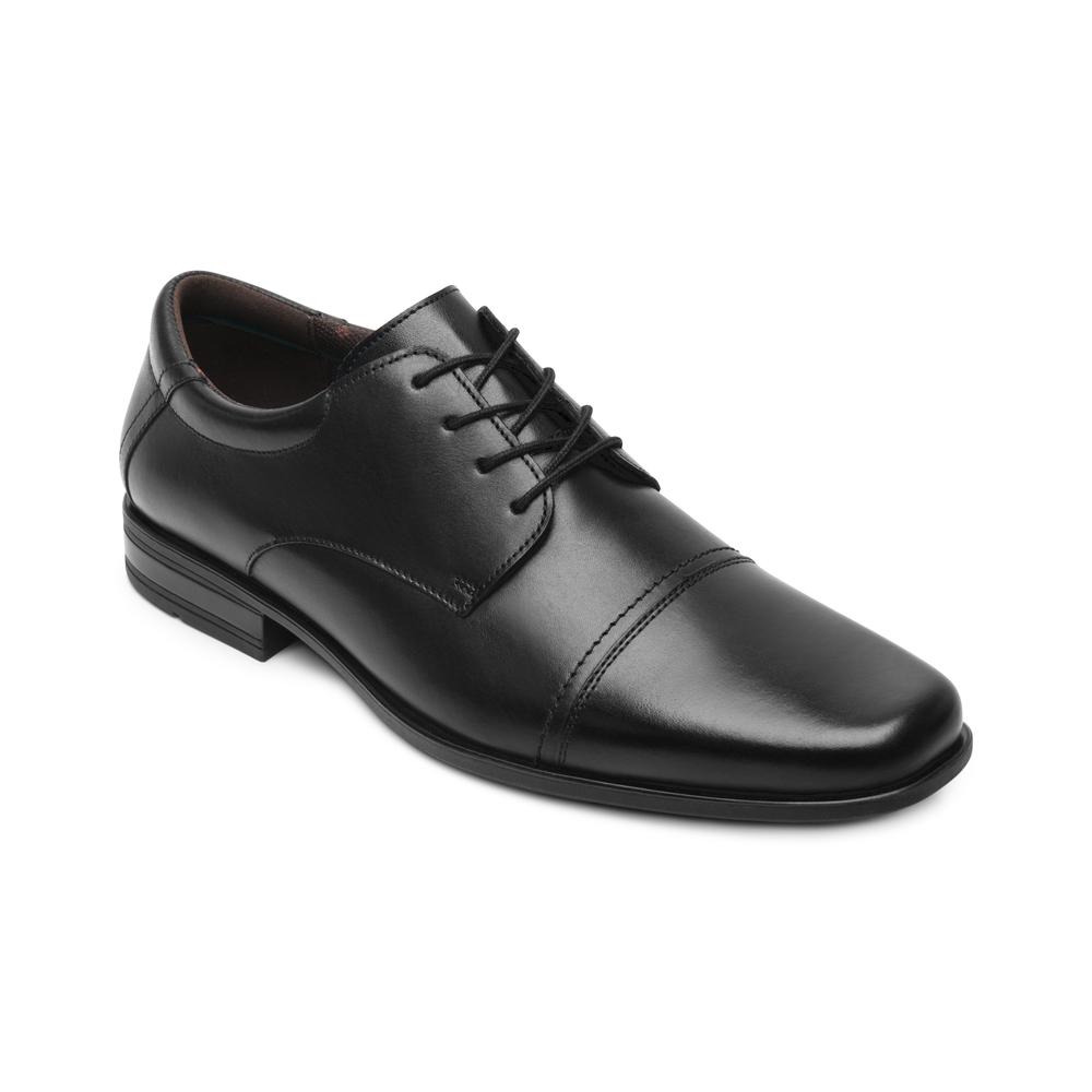 Foto 3 pulgar | Zapato De Vestir Flexi Negro Para Hombre [fff3713] Negro