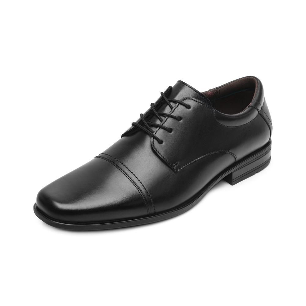 Foto 4 pulgar | Zapato De Vestir Flexi Negro Para Hombre [fff3713] Negro