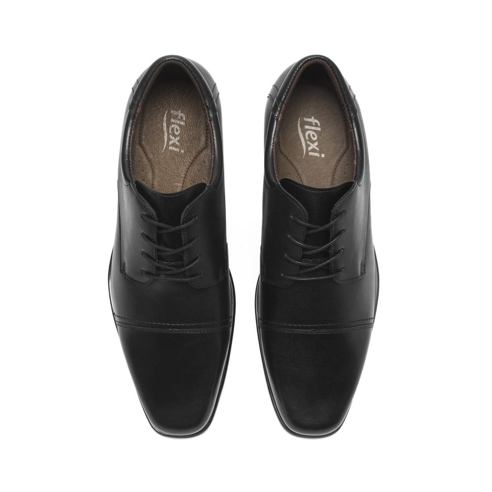 Foto 8 pulgar | Zapato De Vestir Flexi Negro Para Hombre [fff3713] Negro